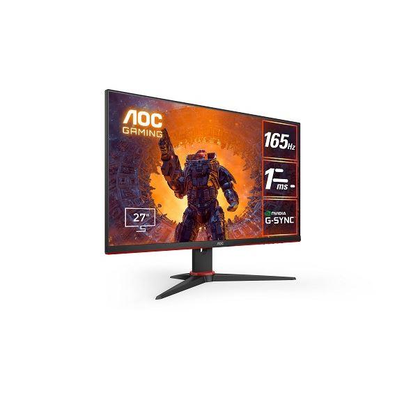 AOC 27型ワイド165Hz対応ゲーミング液晶ディスプレイ(27型/1920×1080/D-SUB、HDMI、DP/ブラック/スピーカーなし) 27G2SPE/11｜saradakan-tuboiten｜02