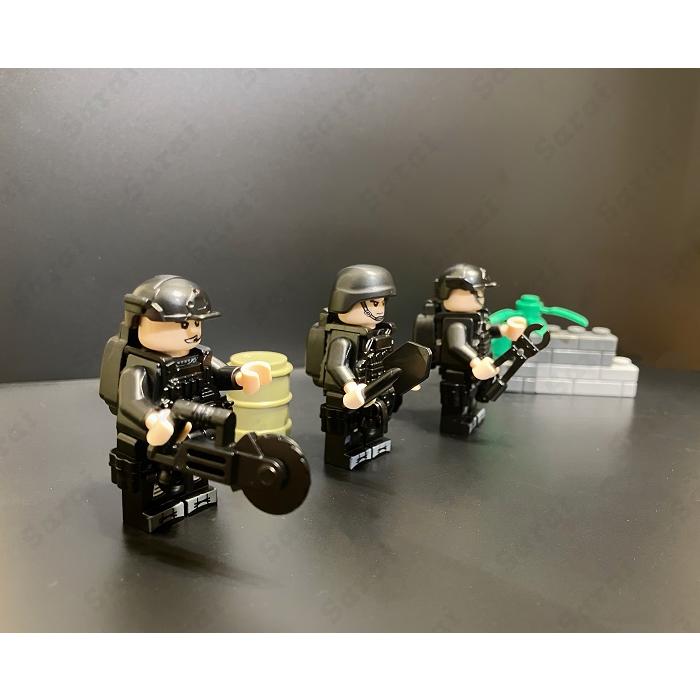レゴ 互換 LEGO ブロック SWAT 警察 特殊部隊 アンチテロ部隊 6体セット スワット 子供 男の子 互換品 人形 誕プレ 軍隊 ミリタリー 武器 クリスマス 冬休み｜sarai-store｜06