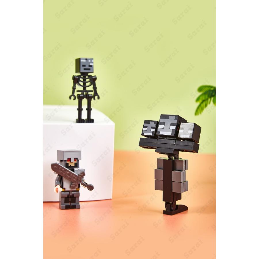 マイクラ　 フィギュア　ブロック型プレイセット マインクラフト ミニフィギュア プレイセット第1弾 マイニング