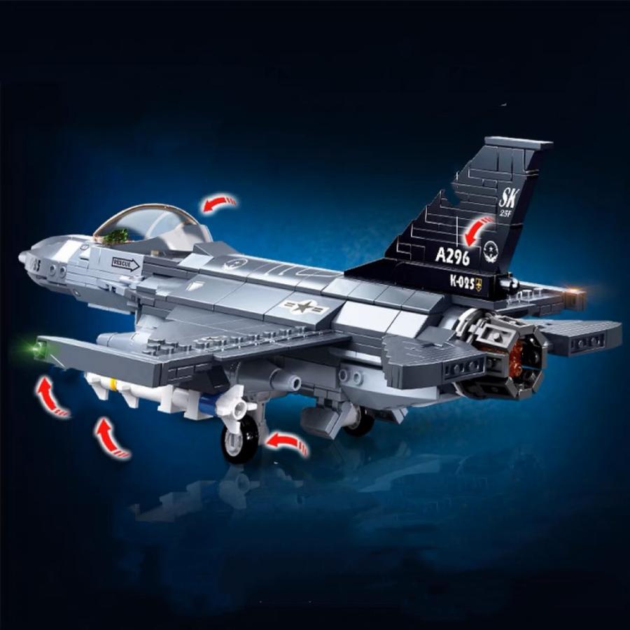 LEGO レゴ 互換 レゴブロック ブロック 模型 戦闘機 F-16 