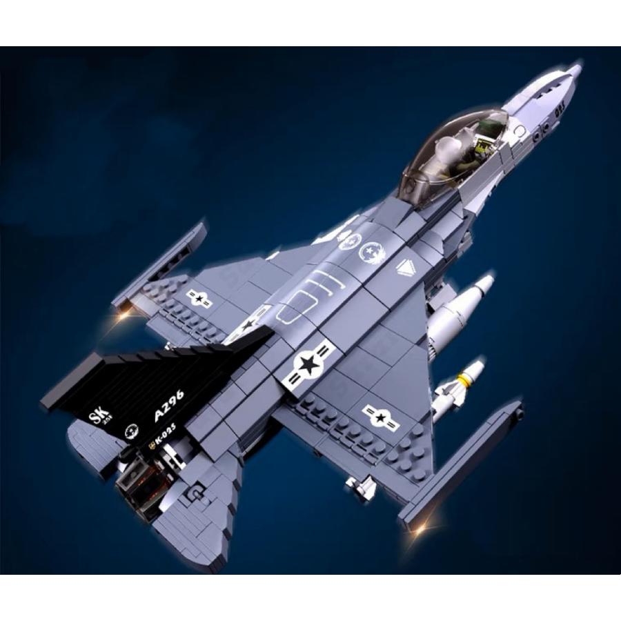 LEGO レゴ 互換 レゴブロック ブロック 模型 戦闘機 F-16 