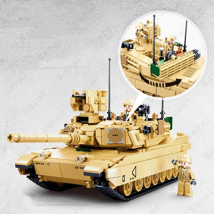 レゴ LEGO 互換 ブロック 模型 主力戦車 M1 エイブラムス アメリカ軍 