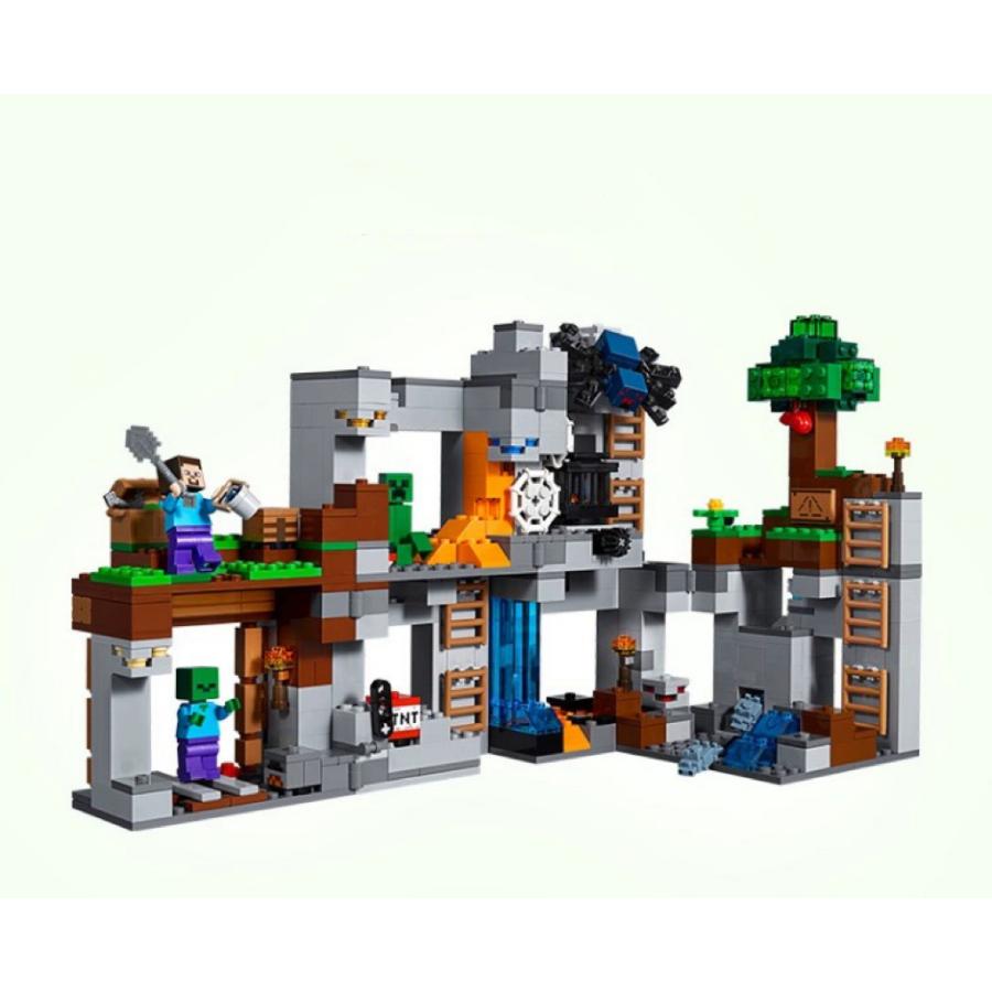 LEGO レゴ マインクラフト マイクラ 風 ブロック 互換 ベッドロックの冒険 21147 ミニフィグ 知育玩具 種類 フィギュア 互換品 人形 誕プレ クリスマス 冬休み｜sarai-store｜04