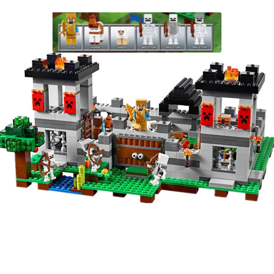 LEGO レゴ マインクラフト マイクラ 風 ブロック 互換 要塞 ザ・フォートレス 21127 ミニフィグ 知育玩具 フィギュア 互換品 人形 誕プレ クリスマス 冬休み｜sarai-store｜06