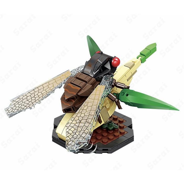 互換品】 レゴ 互換 LEGO ブロック 昆虫 セミ 動物 おもちゃ 組立玩具