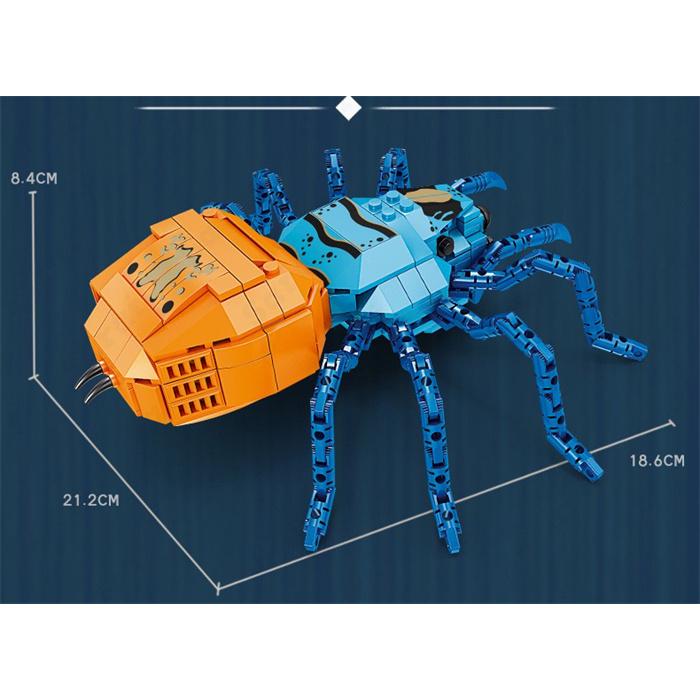 タランチュラ組み立て玩具 互換品】 レゴ 互換 LEGO ブロック レゴブロック 組立玩具 危険生物