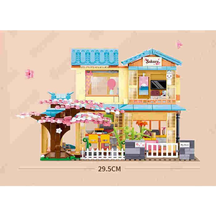 【互換品】 レゴ 互換 LEGO ブロック 桜の木 大きなお家 ミニフィグ セット 組立玩具 ブロック玩具 レゴブロック 知育ブロック おもちゃ 子供 フィギュア こども_8