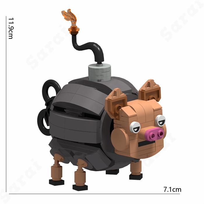 互換品】 LEGO レゴ 互換 ブロック イタリアンブレインロット サイズ大