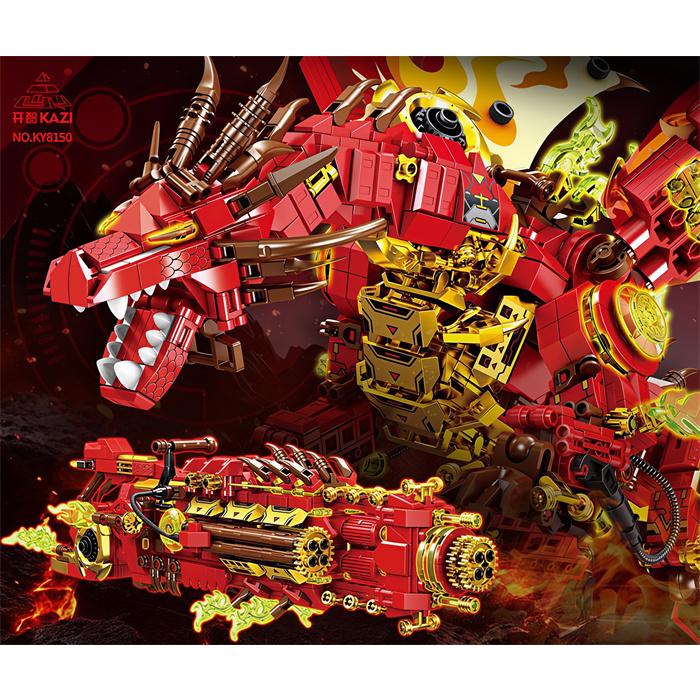 互換品】 レゴ 互換 LEGO ブロック 機械式 レッドドラゴン 龍 竜