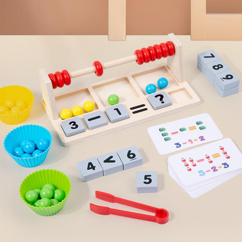 知育玩具 モンテッソーリ 教具 計算 学習 セット コンパクト おもちゃ