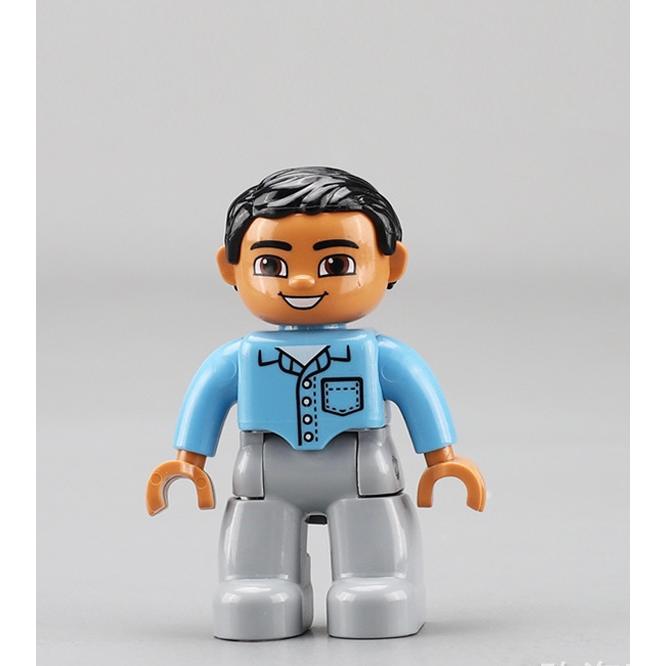 LEGO レゴ デュプロ 互換 ブロック ミニフィグ 大家族 8体セット 知育