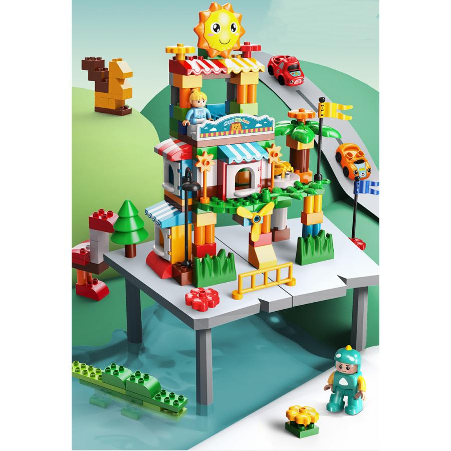 LEGO レゴ デュプロ 互換 ブロック お城 ボールコースター 211ピース