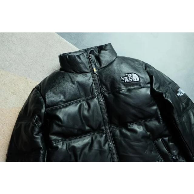 THE NORTH FACE ノースフェイス ダウン ダウンジャケット LEATHER NUPTSE DOWN JACKET NJ1DL56J メンズ レディース レザー｜sarajyu88｜08