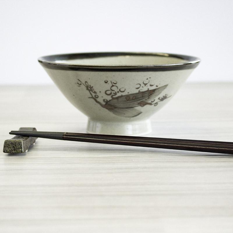 どんぶり 丼ぶり 大きめ茶碗 和食器 お茶わん 益子梅 お茶漬け