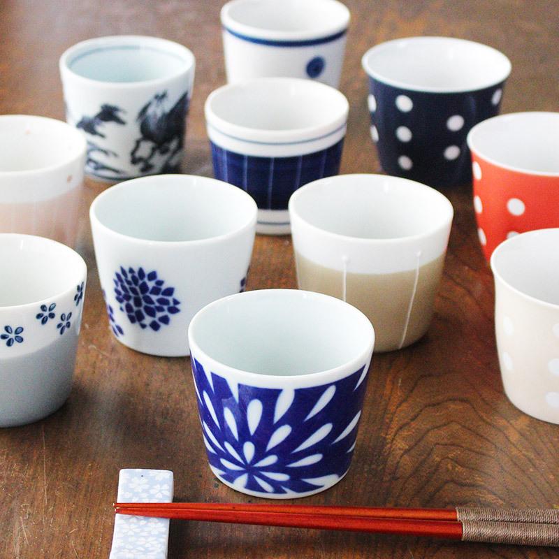 蕎麦猪口⑫6個セット 波佐見焼】そば猪口 6個（6種）セット 湯呑み 食器セット