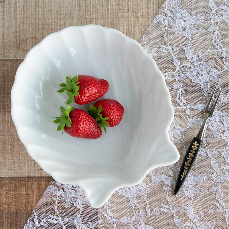 プレート 皿 深皿 食器 貝型 貝殻型 シェル型 浅ボウル トレー トレイ