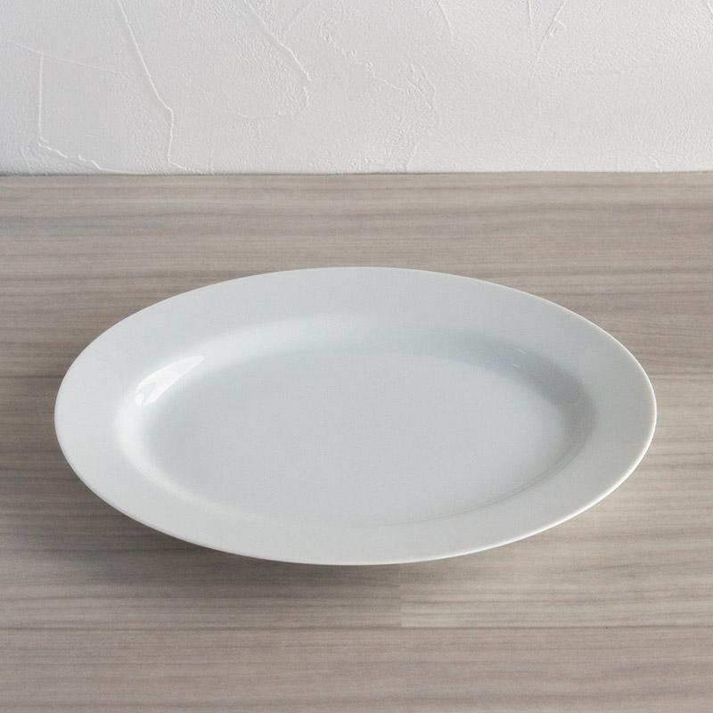 中華皿 25.4cm 食器 プラター 楕円プレート オーバルプレート 楕円皿