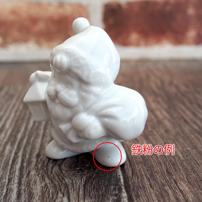 完売】クリスマス 白い陶器のオブジェ（3種選択） / 雑貨 置物