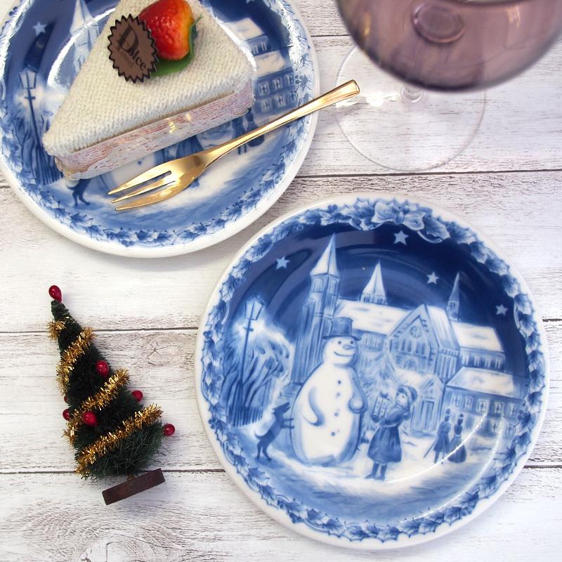 イヤープレート お皿 食器 6客セット ケーキ皿 クリスマスディナーに