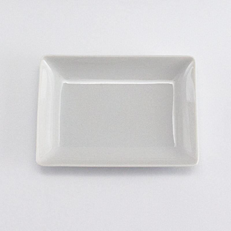 白角皿　パーティ皿　ケーキ皿　白い長方皿15枚 小皿 四角 長方形 小さい 皿 プレート 長角皿 菓子皿 無地 シンプル