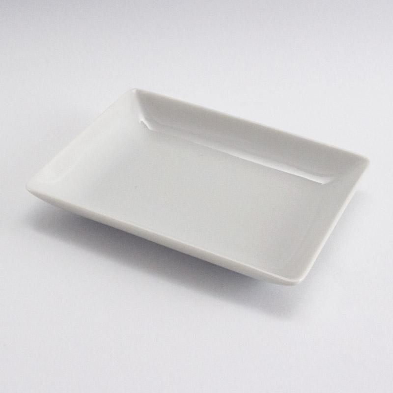 小皿 四角 長方形 小さい 皿 プレート 長角皿 菓子皿 無地 シンプル
