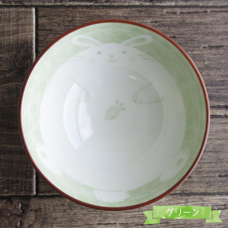 ご飯茶碗 こども用食器 お茶わん 和食器 茶碗 キッズ 子供向け ウサギ