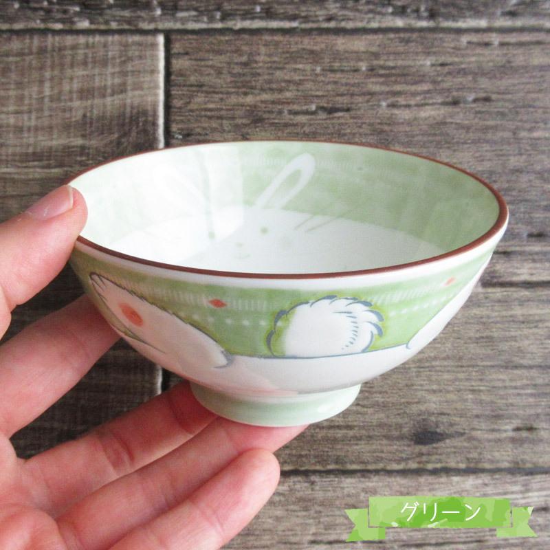ご飯茶碗 こども用食器 お茶わん 和食器 茶碗 キッズ 子供向け ウサギ