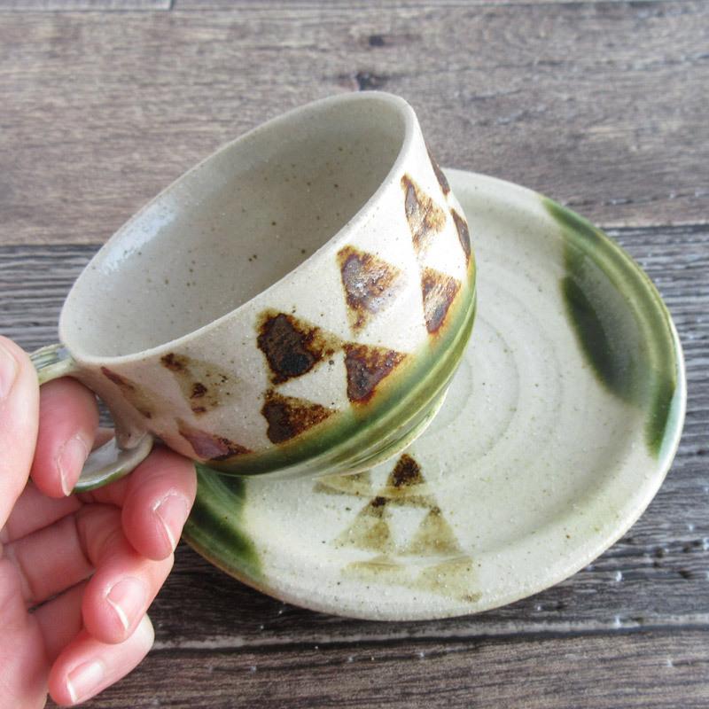 カップ ソーサー セット 食器 美濃焼 カップ&ソーサー 織部 織部