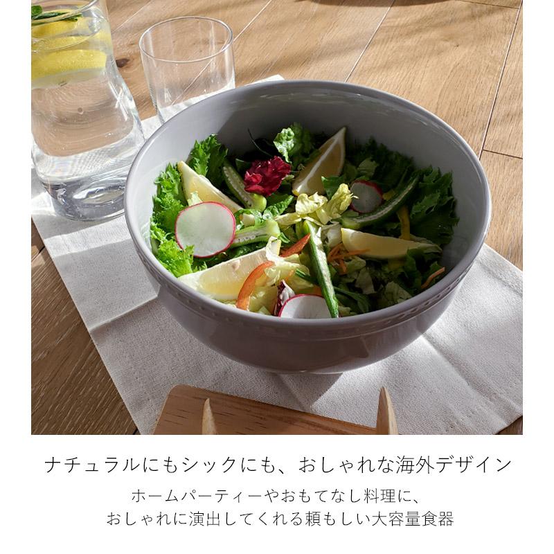 欅　#大鉢　#こね鉢　寿司鉢 径39センチ　サラダボール サラダボウル 大鉢 洋食器 大きめ ボウル サラダ鉢 盛り鉢 / グレー