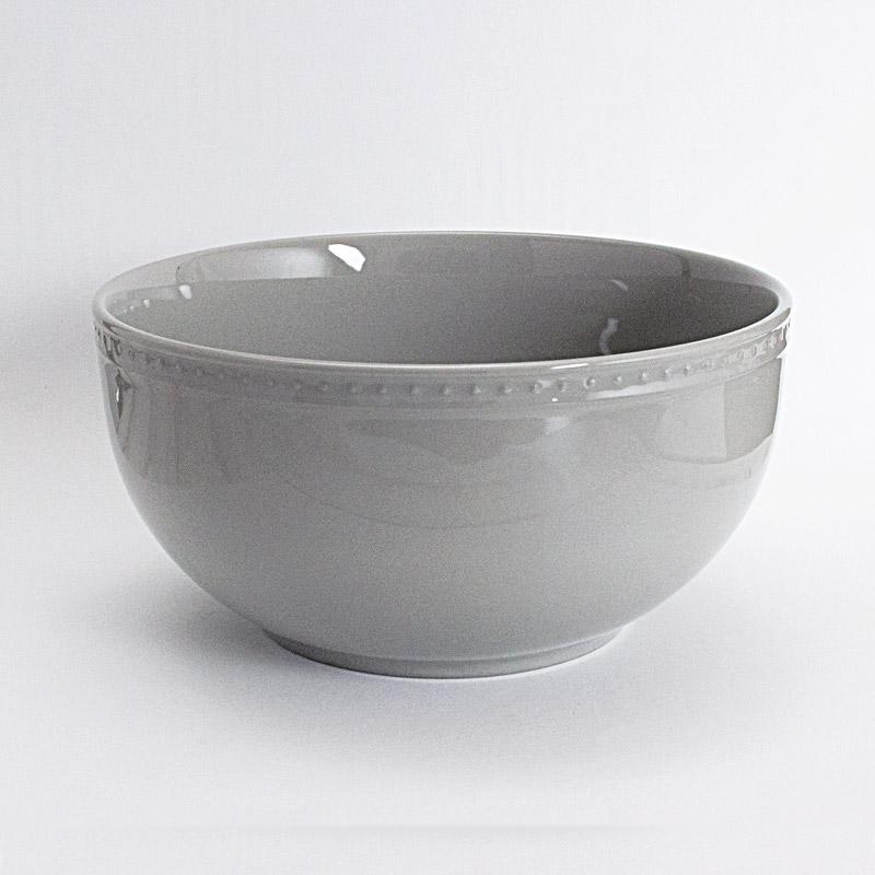 サラダボウル 大鉢 洋食器 大きめ ボウル サラダ鉢 盛り鉢 / グレー