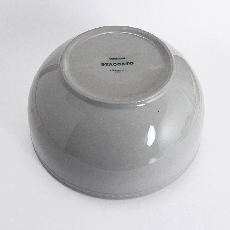 サラダボウル 大鉢 洋食器 大きめ ボウル サラダ鉢 盛り鉢 / グレー
