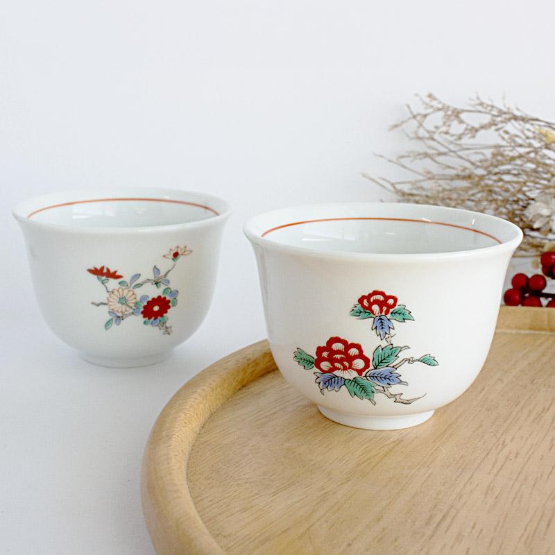 永楽年製　白磁 湯呑み 煎茶碗 陶磁器　　　鉄瓶銀瓶茶道具茶碗唐物　中国 煎茶碗 湯呑 湯飲み 湯のみ カップ 柿右衛門写し 業務用 アウトレット