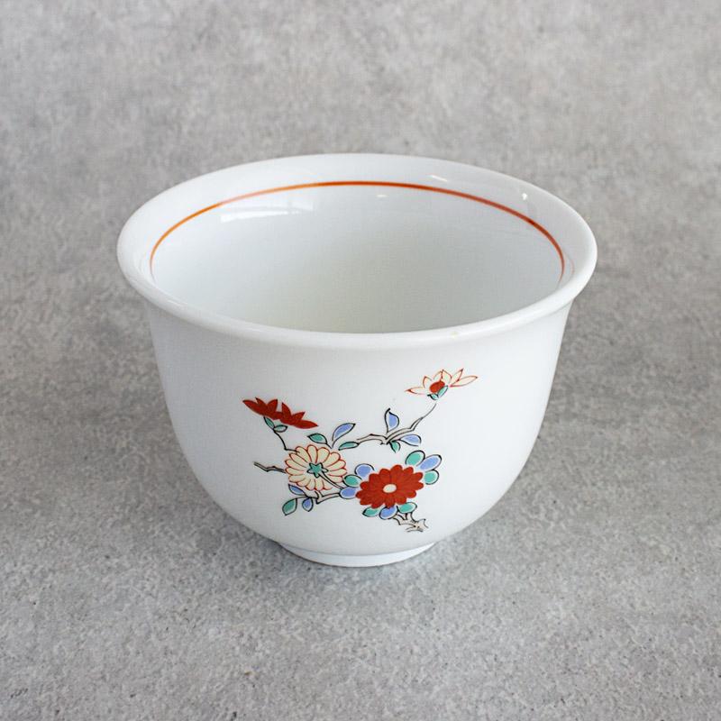 煎茶碗 湯呑 湯飲み 湯のみ カップ 柿右衛門写し 業務用 アウトレット