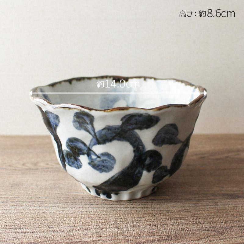 どんぶり 丼ぶり 小丼 ミニ丼 小さめ 丼 美濃焼 和食器 呉須 和柄 タコ