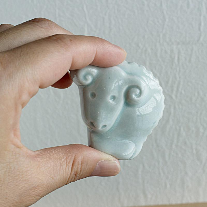 箸置き 陶器 箸おき はし置き 和食器 ひつじ 干支 アニマル カトラリー