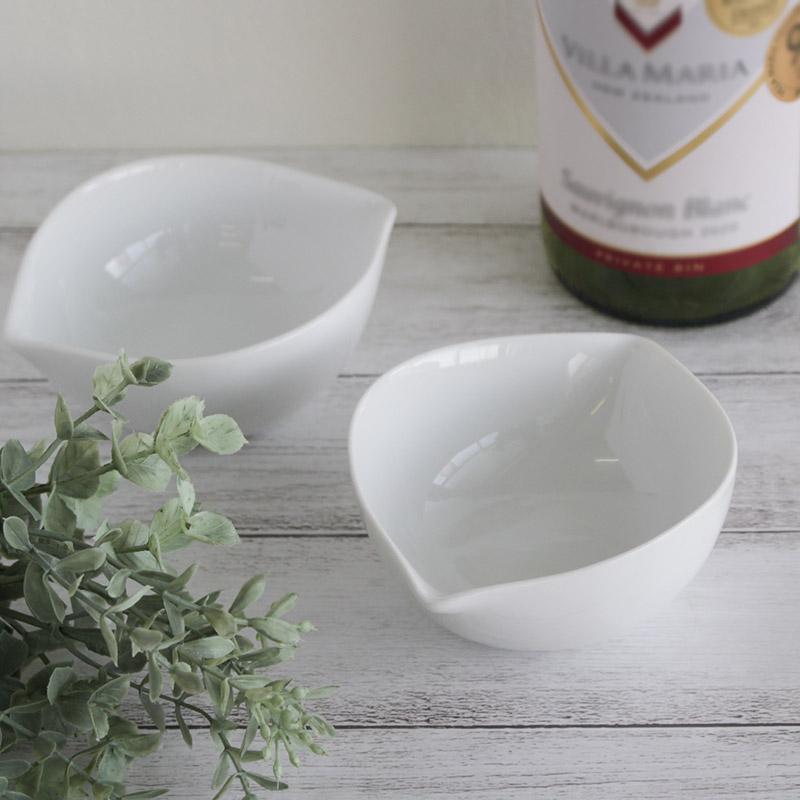 小鉢 おつまみ鉢 ボウル 副菜鉢 前菜鉢 白い食器 ホワイト アイス