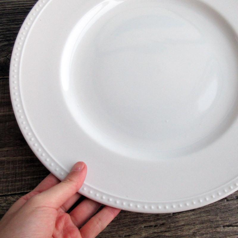 プレート 30.8cm 大皿 食器 盛り皿 パーティ皿 白 ホワイト ワン 