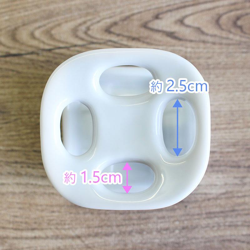 歯ブラシ立て 陶器 スタンド 置き型 ホワイト 白 無地 シンプル 洗面所