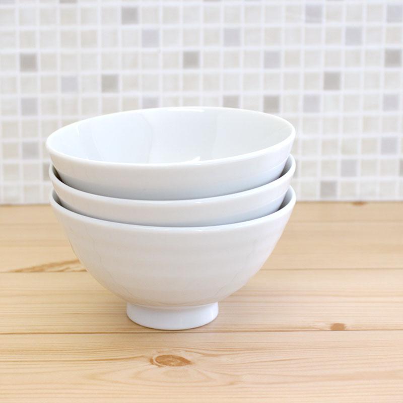 茶碗 ご飯茶碗 12.3cm 白 食洗機対応 深め ごはん茶碗 飯碗 和食器