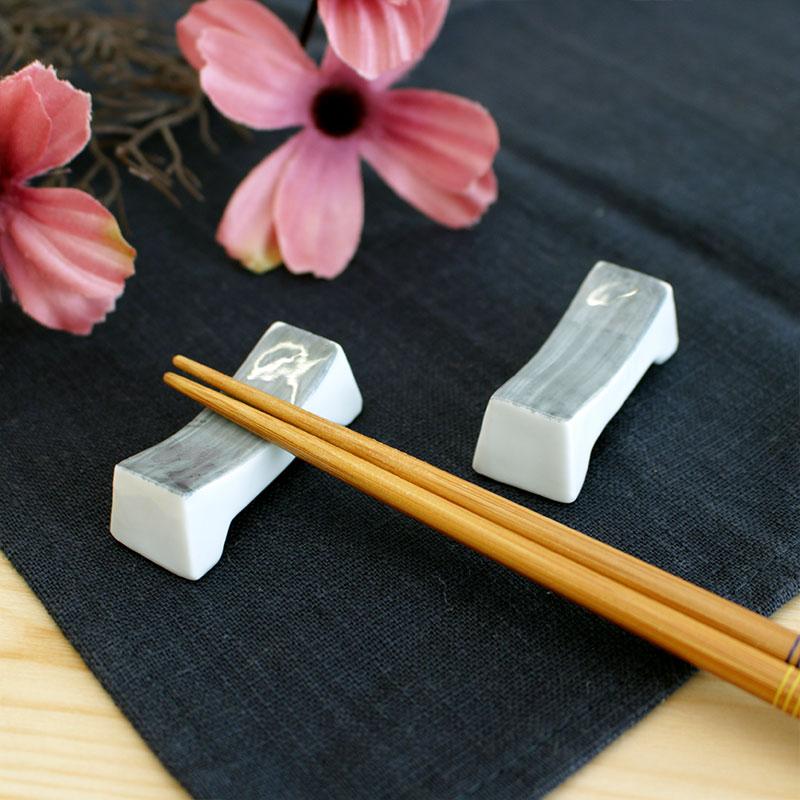 箸置き 陶器 はしおき 箸おき カトラリーレスト 細長い シンプル