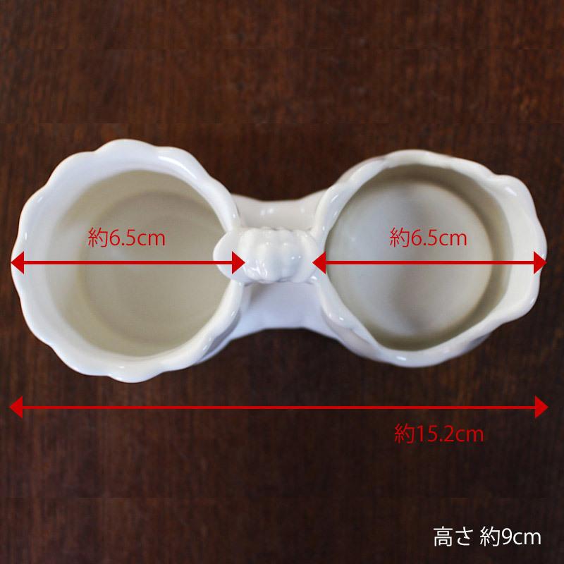 クリーム ベリーフラワー 小物入れ付 ナプキンホルダー / 昭和レトロ