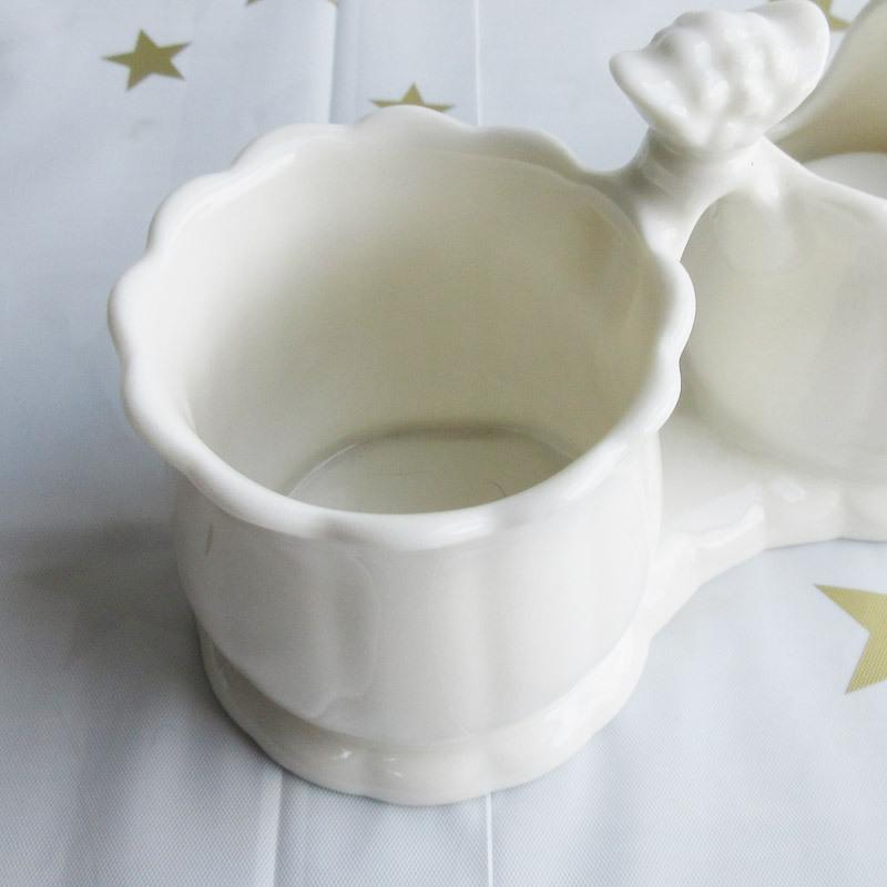 小物入れ 卓上 陶器 ナプキンスタンド ナプキン立て メモ入れ ペン立て