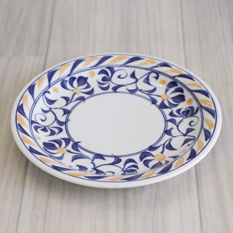 プレート 中皿 丸皿 唐草 アラベスク パン皿 デザート サラダ ケーキ皿