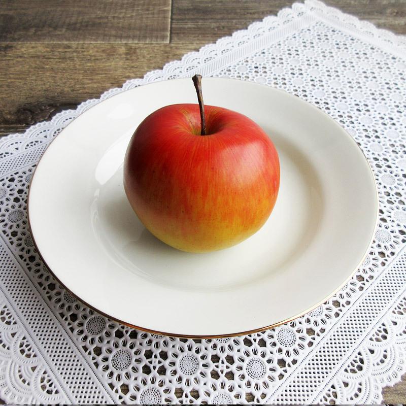 プレート 皿 20.7cm 白 中皿 丸いお皿 高級感 ホワイト シンプル 高