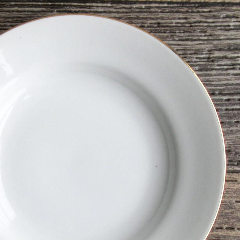 プレート 皿 20.7cm 白 中皿 丸いお皿 高級感 ホワイト シンプル 高