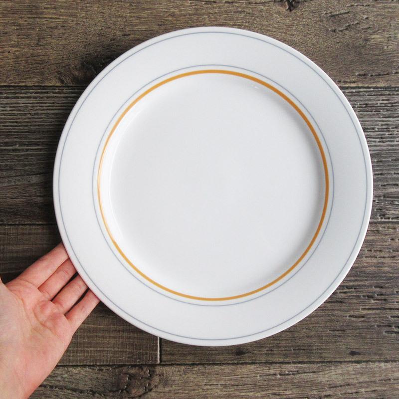 プレート 食器 25.6cm 丸皿 8.5寸 ミート皿 ホワイト 丸リム