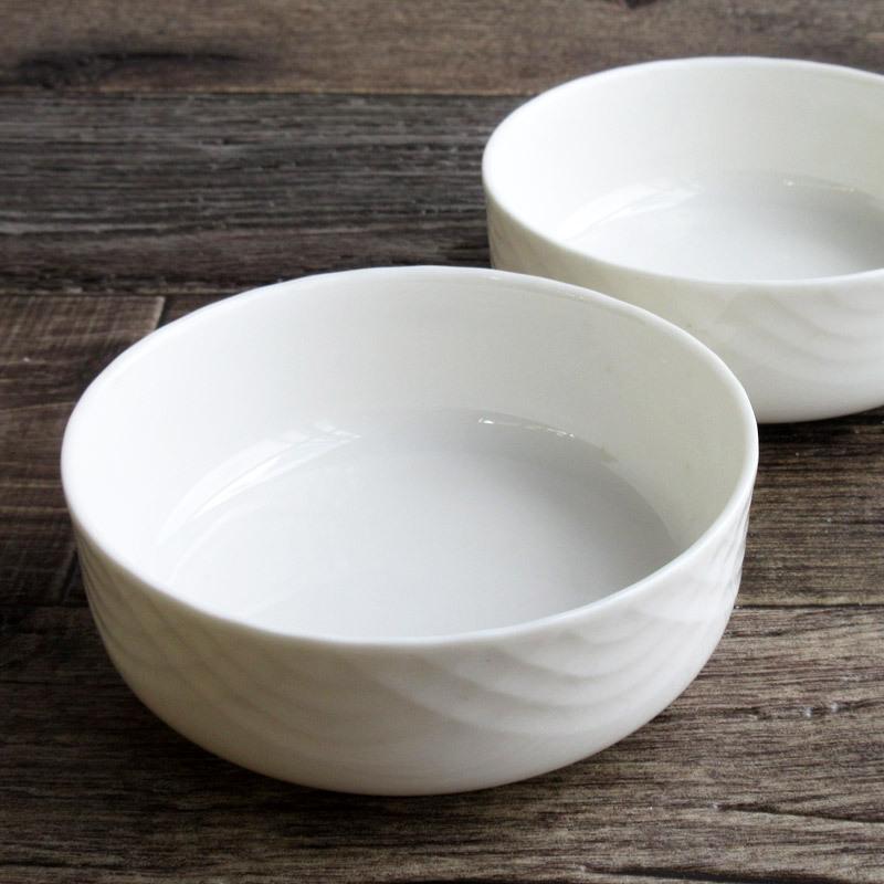 ボウル 白い食器 中鉢 乳白色 ミルク色 アイボリー サラダボウル