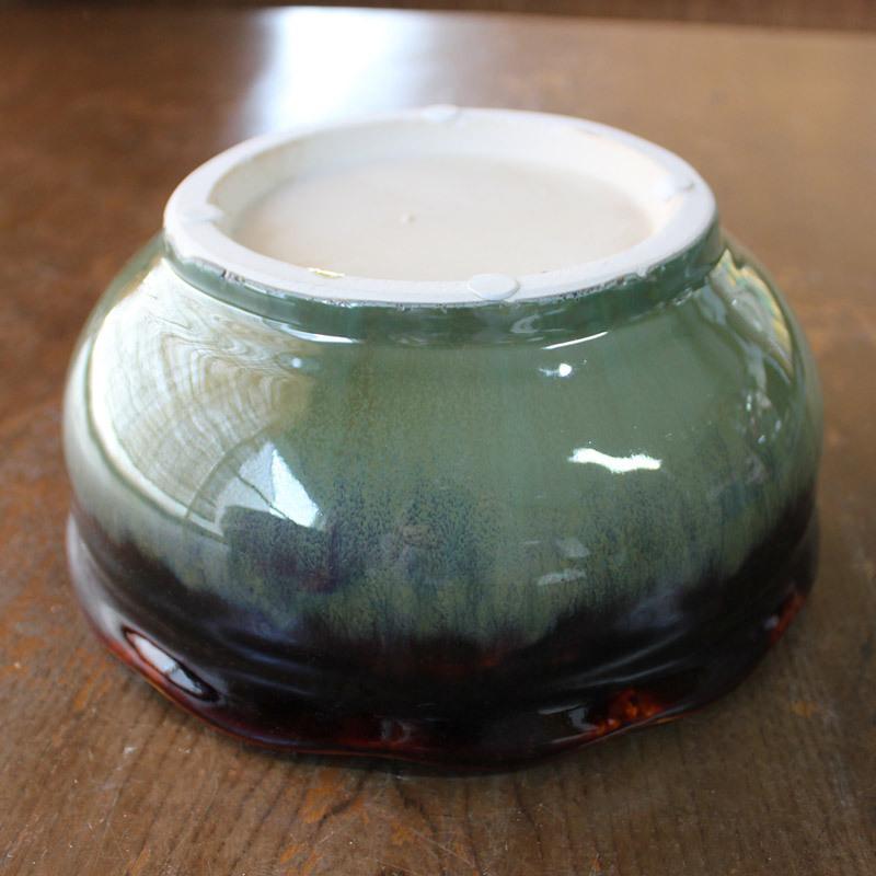 プランター 植木鉢 陶器 鉢 中国製 貫入あり ガーデニングポット