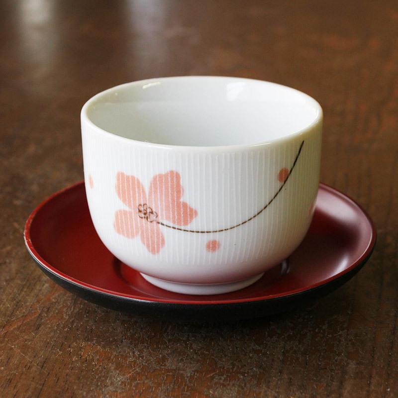 湯呑 160cc 煎茶碗 和食器 湯飲み 桜 サクラ なごみ 湯呑み 玉露