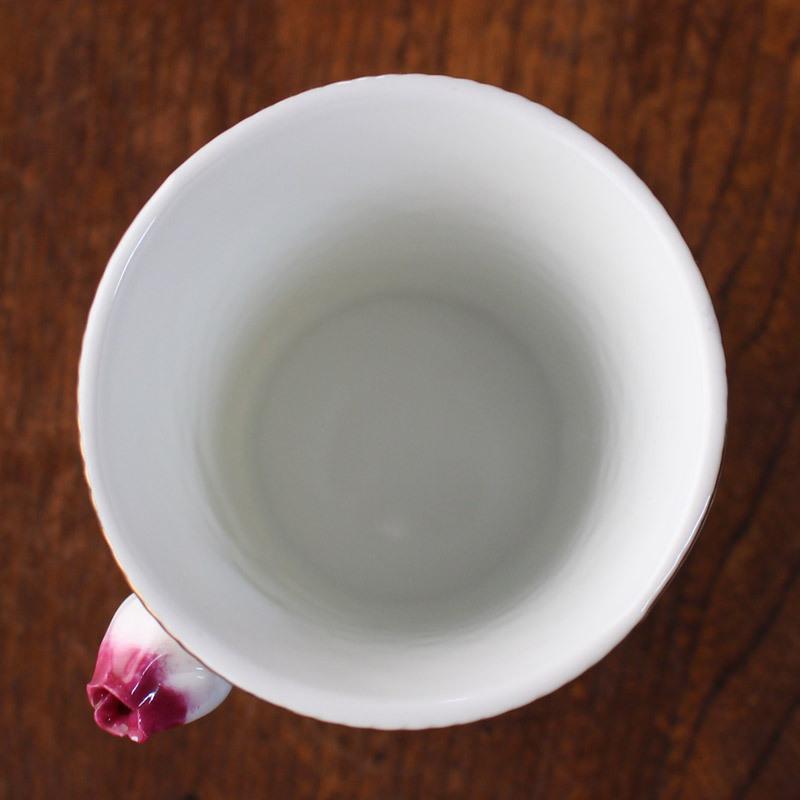 カップ 210cc 洋食器 雑貨 コップ 薔薇 ローズ 陶器のカップ 小物